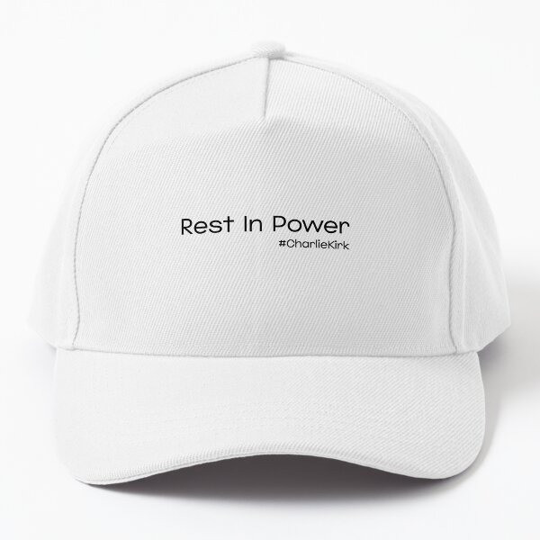Turning Point USA Merch Rest In Power Cap Charlie Kirk Patriotic Proud Merch