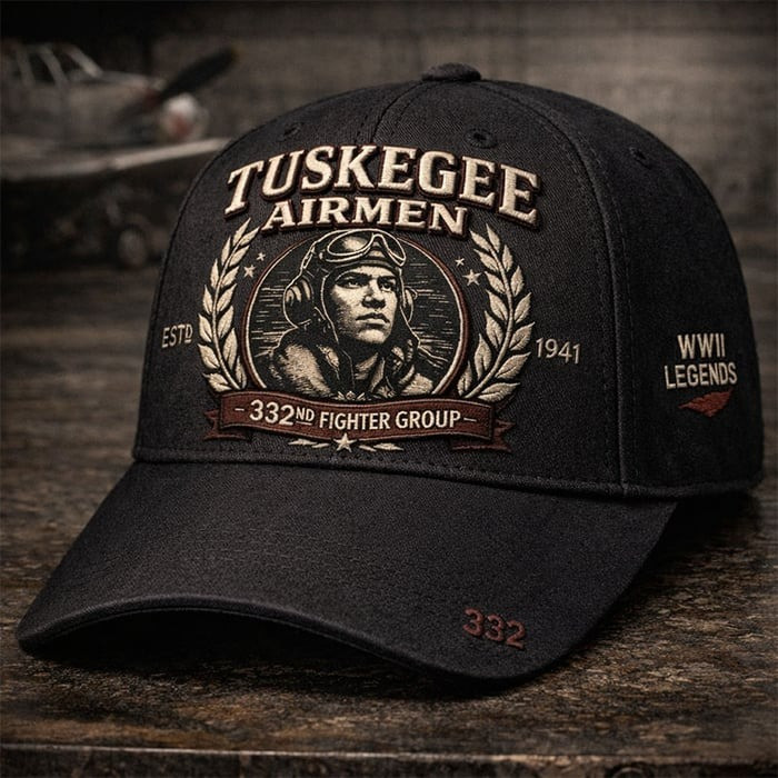 Tuskegee Airmen Baseball Cap 332nd Fighter Group Hat Gift Ideas For Him