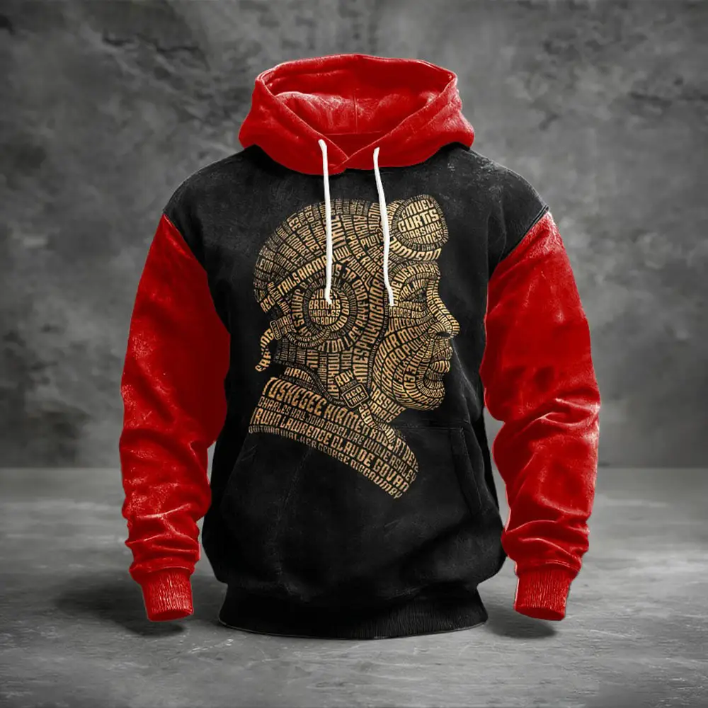 Tuskegee Airmen Hooded Sweatshirt Black History Month Clothing USA Melanin Pride Gift Idea