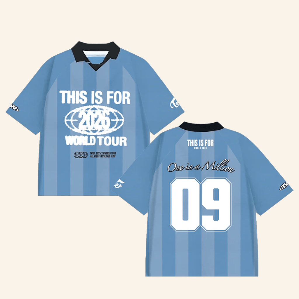 TWICE Merch This Is For One In A Million Soccer Jersey TWICE Apparel Gift For Sister - WearandDecor