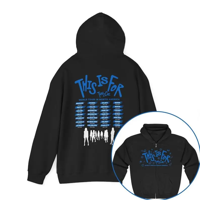 Twice Tour Merch 2026 Hoodie This Is For Twice Top World Tour Merch Gift For Fans