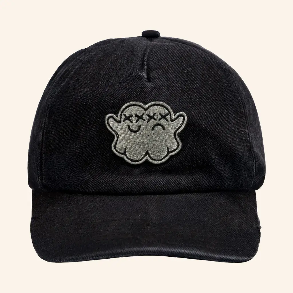 Twin Paranormal Merch Cute Ghost Embroidered Hat Halloween Gifts For Husband -WearandDecor