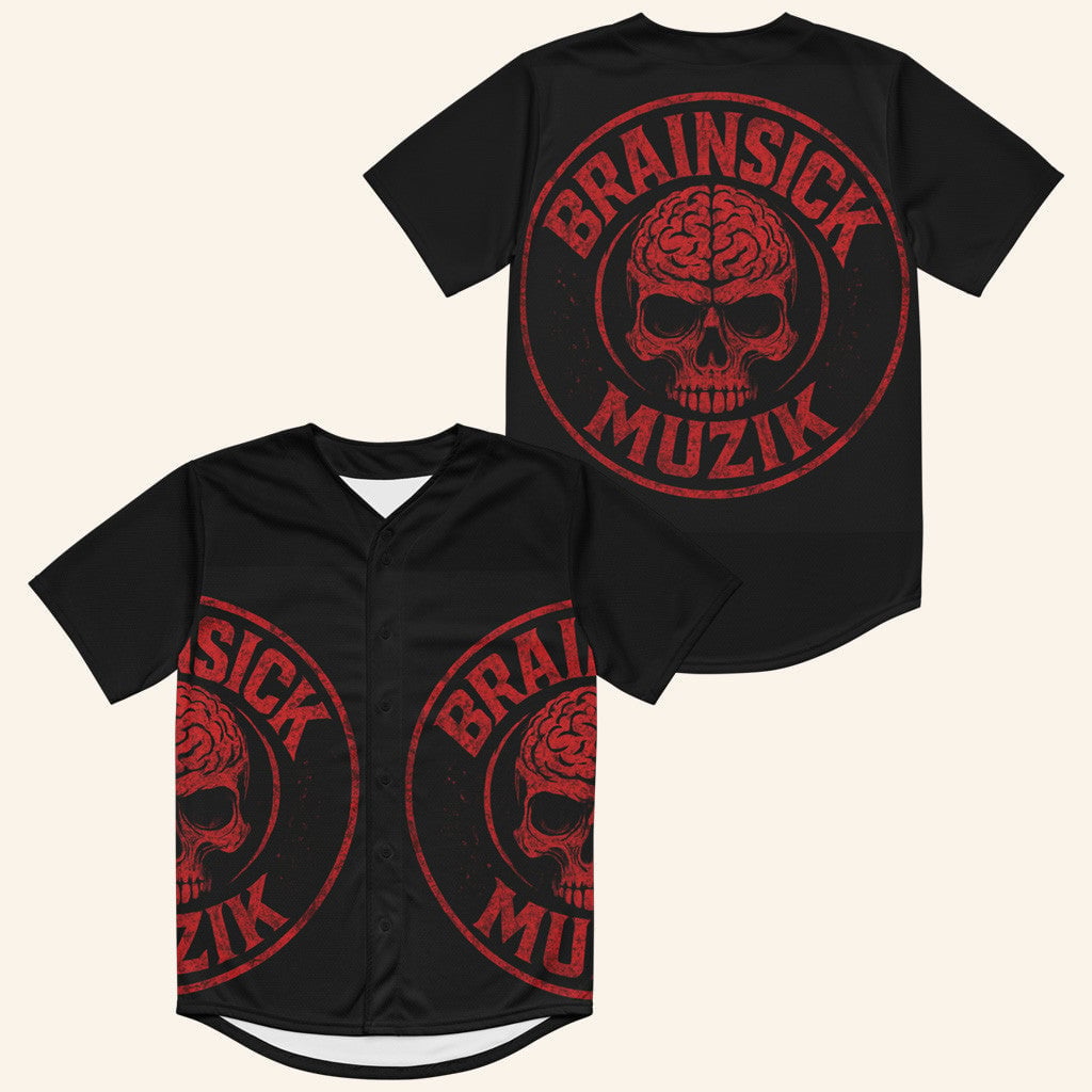 Twisted Insane Merch Brainsick Muzik Baseball Jersey Gifts For Him -WearandDecor