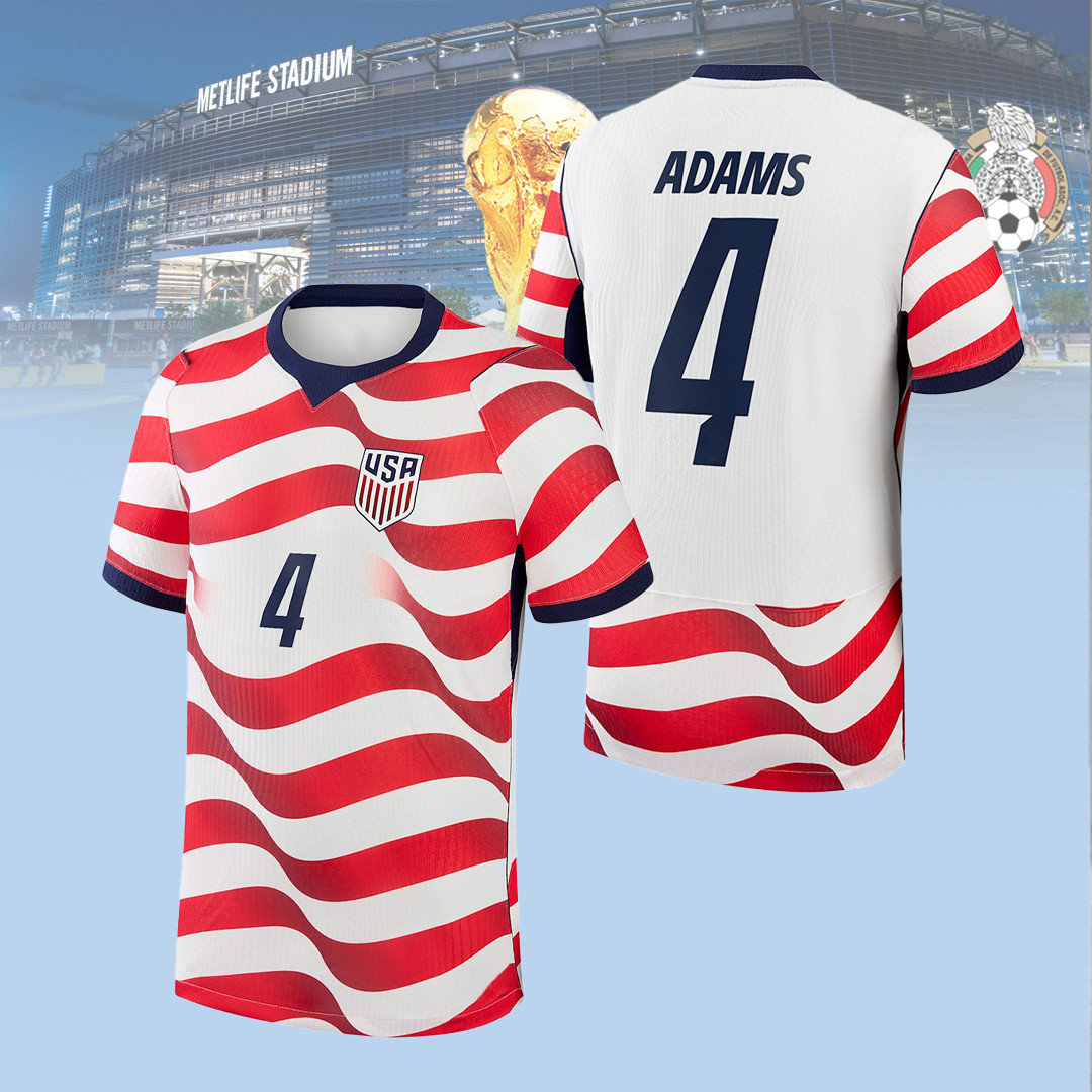 Tyler Adams USMNT Jersey Shirt FIFA World Cup 2026 USA Clothes Gift For Men