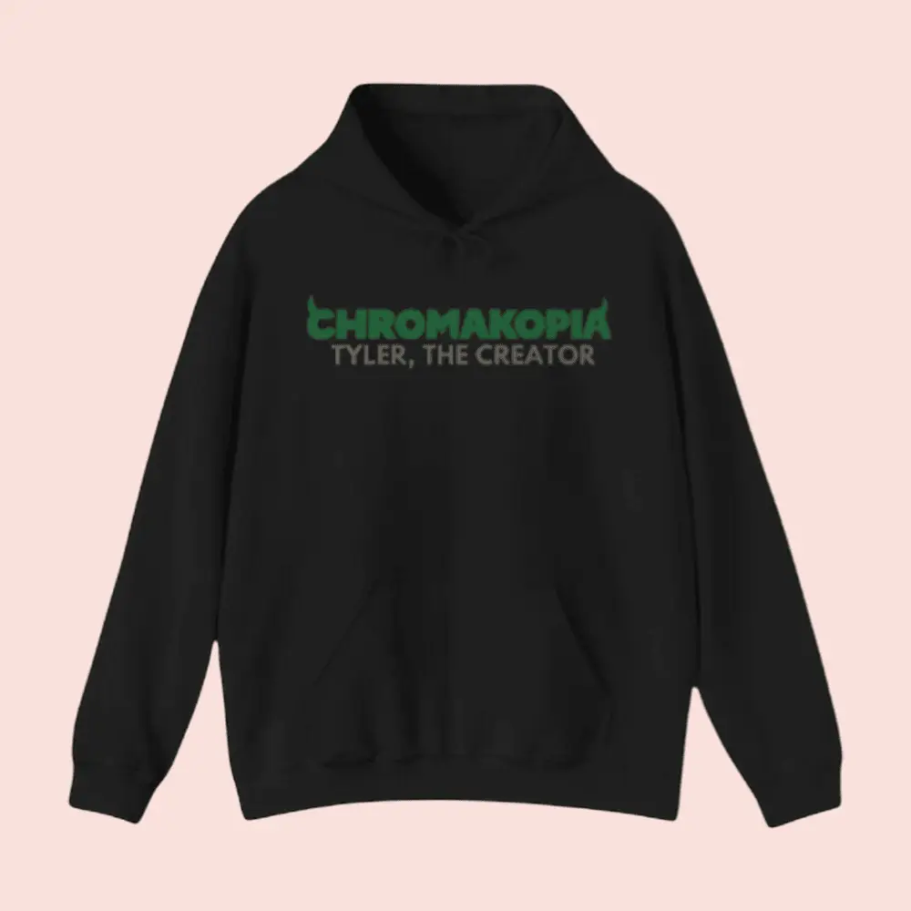 Tyler The Creator Merch Black CHROMAKOPIA Hoodie CHROMAKOPIA Merch Gifts For Rap Fans