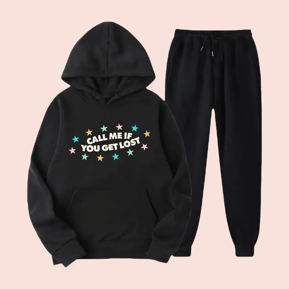 Tyler The Creator Merch Call Me If You Get Lost Hoodie And Sweatpants Set Gifts For Fans