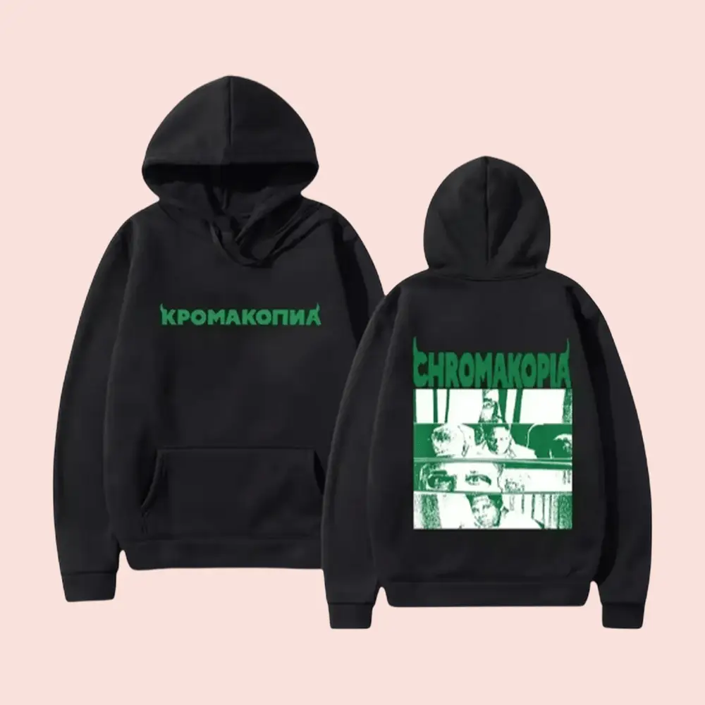 Tyler The Creator Merch Chromakopia Black Hoodie Chromakopia Merch Gifts For Rapper Fans