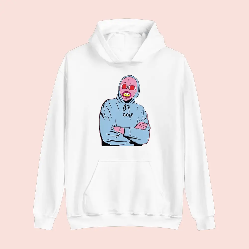 Tyler The Creator Merch Golf Cherry Bomb Hoodie White Best Gift For Hip Hop Fan
