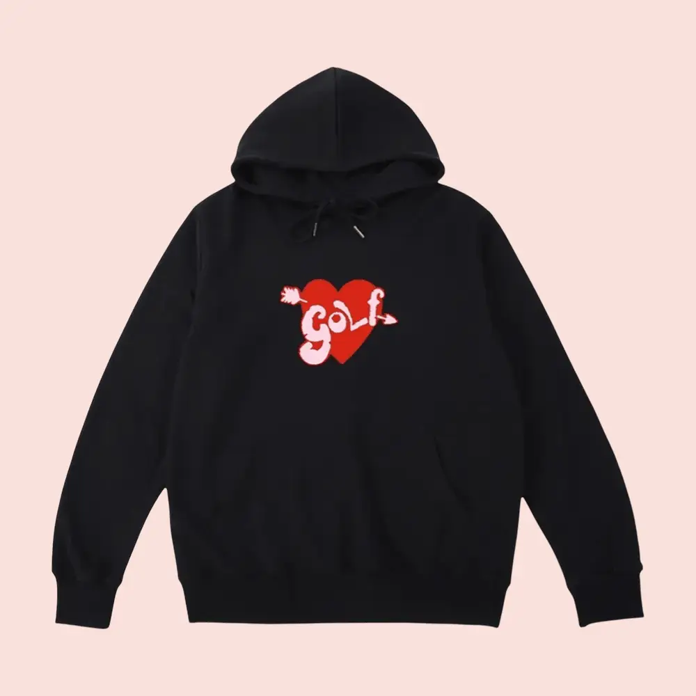 Tyler The Creator Merch Golf Wang Heart Flower Le Fleur Logo Hoodie Golf Wang Merch Gifts