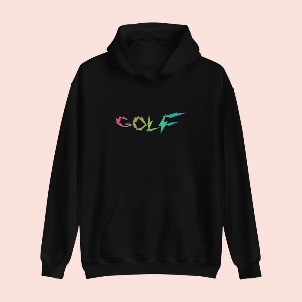 Tyler The Creator Merch Golf Wang Lightning Hoodie Black Gifts For Brothers Tyler The Creator Merch Golf Wang Lightning Hoodie Black Gifts For Brothers - Image 1