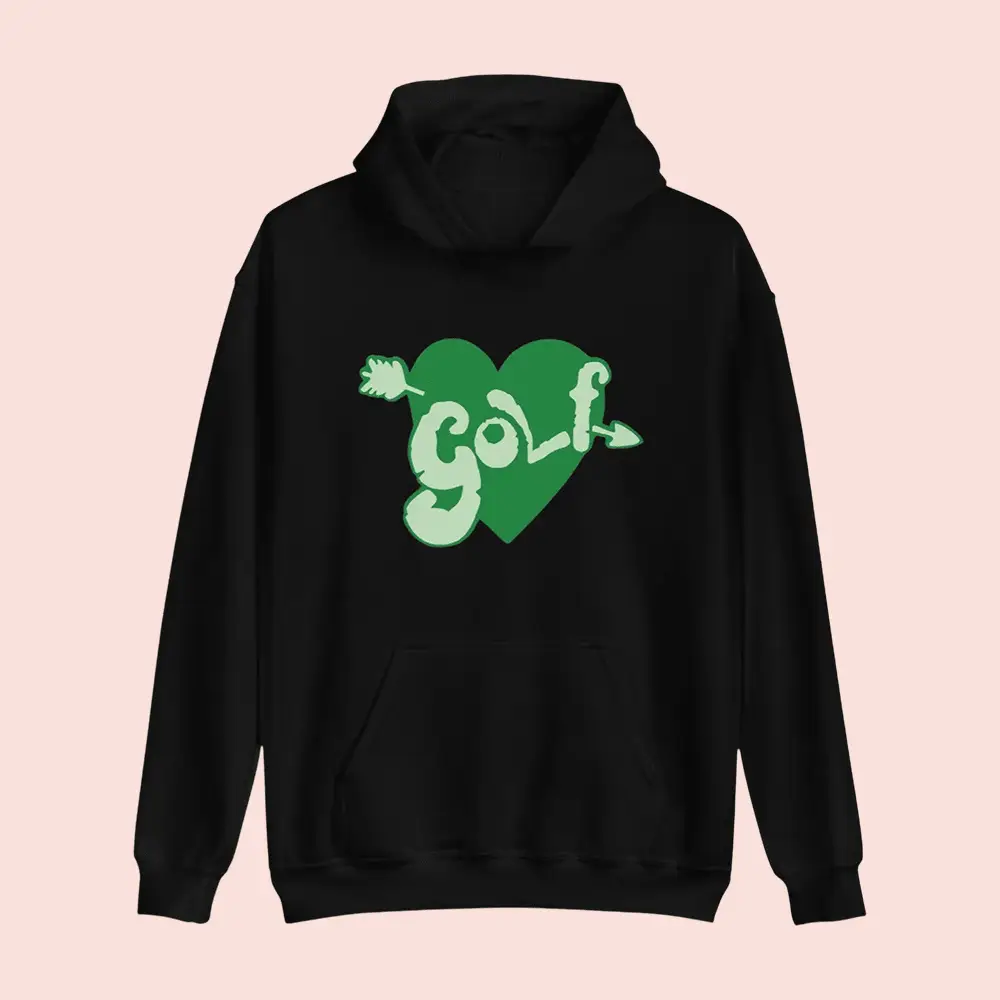 Tyler The Creator Merch Heart Golf Hoodie Golf Wang Clothing Presents For Rap Fans