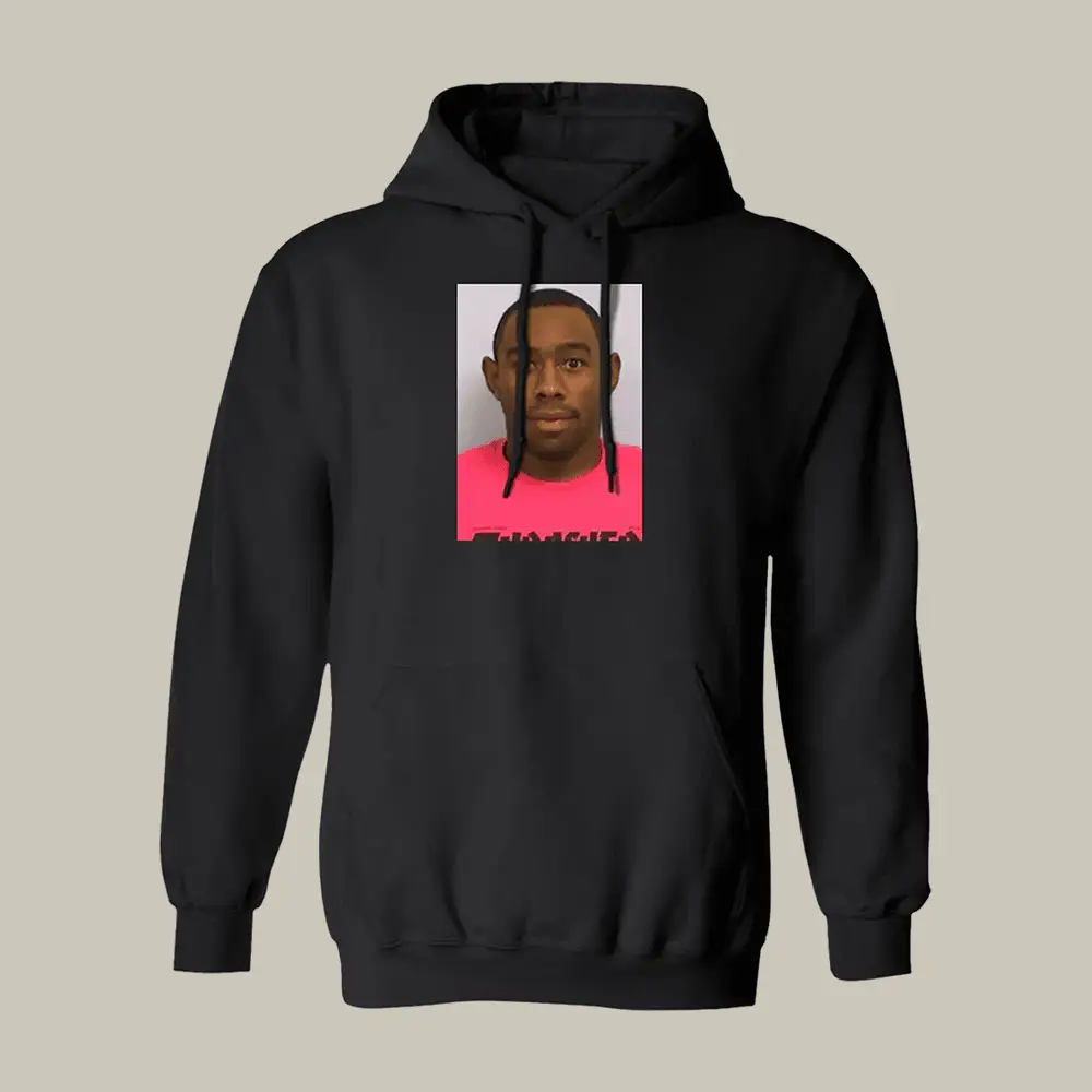 Tyler The Creator Mugshot Hoodie Music Concert Outfit Gift For Tyler The Creator Fan