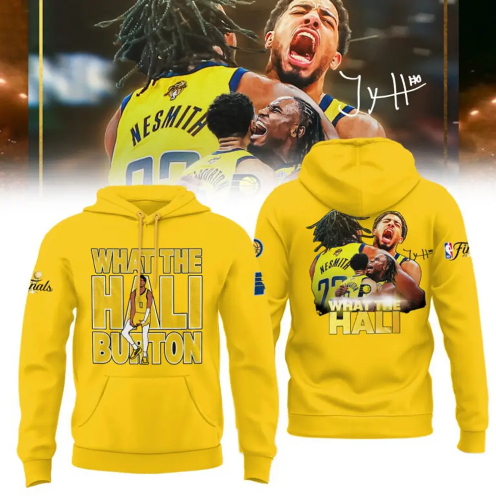 Tyrese Haliburton What The Hali Burton Hoodie NBA Indiana Pacers Merch Great Gifts Tyrese Haliburton What The Hali Burton Hoodie NBA Indiana Pacers Merch Great Gifts - Image 1