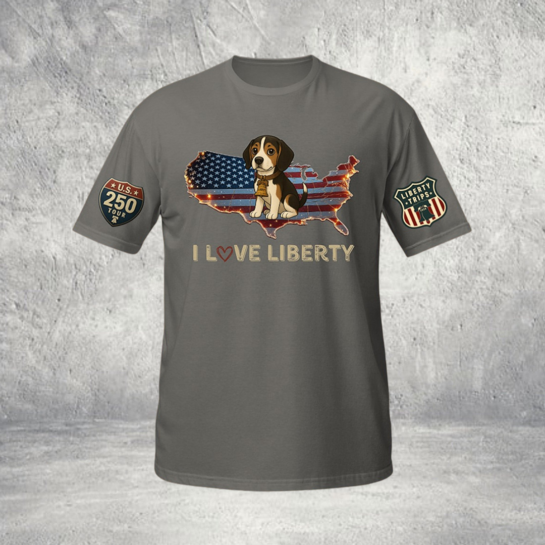 U.S 250 I Love Liberty Shirt Freedom 250 Tour Kid Rock Merch Concert Outfit Gift