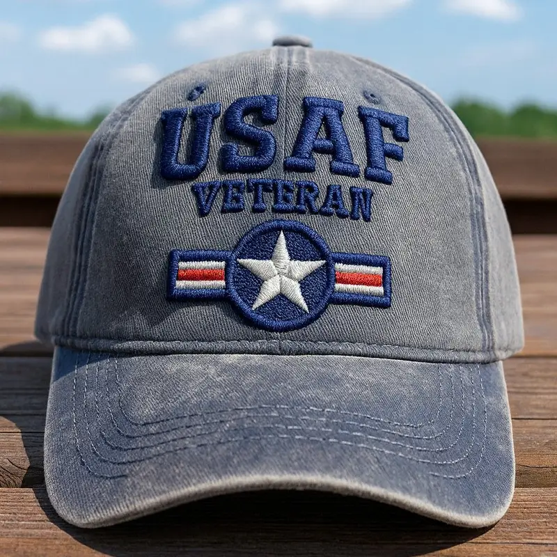 U.S Air Force Veteran Hat Unique Proud Air Force Merch Gifts For USAF Lovers U.S Air Force Veteran Hat Unique Proud Air Force Merch Gifts For USAF Lovers - Image 1