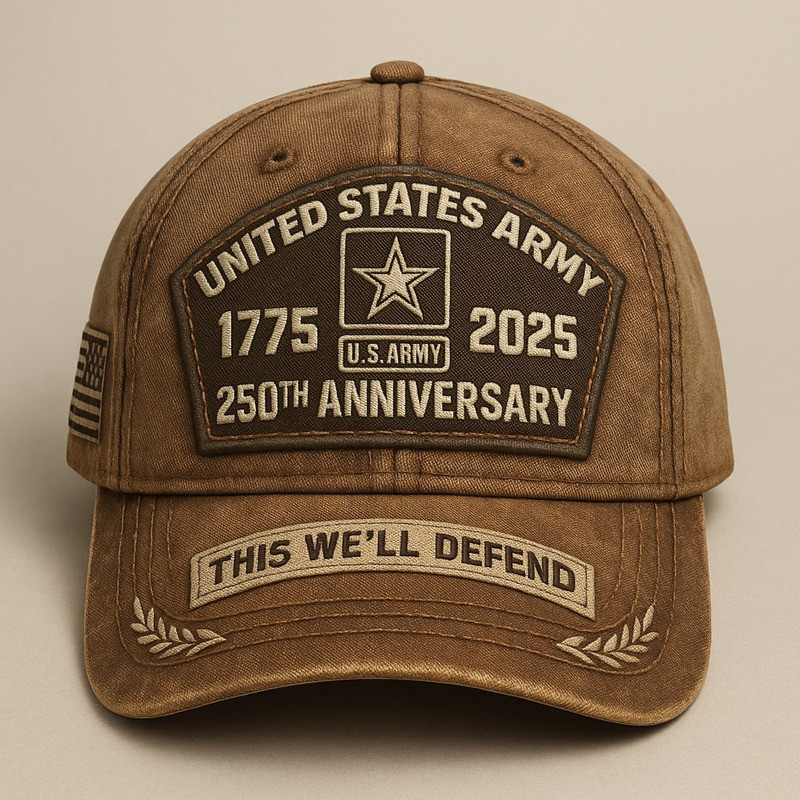 U.S Army 250Th Anniversary Hat This We'll Defend 1775 2025 Unique Veterans Day Gift Ideas