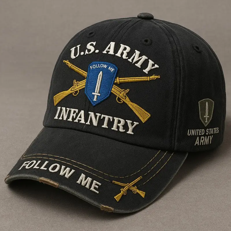 U.S Army Infantry Merch Hat Follow Me Us Army Best Veterans Day Gifts For Proud Dad