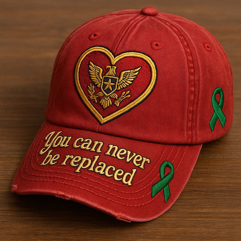 U.S Army You Can Never Be Replaced Hat Best Us Army Retirement Gifts