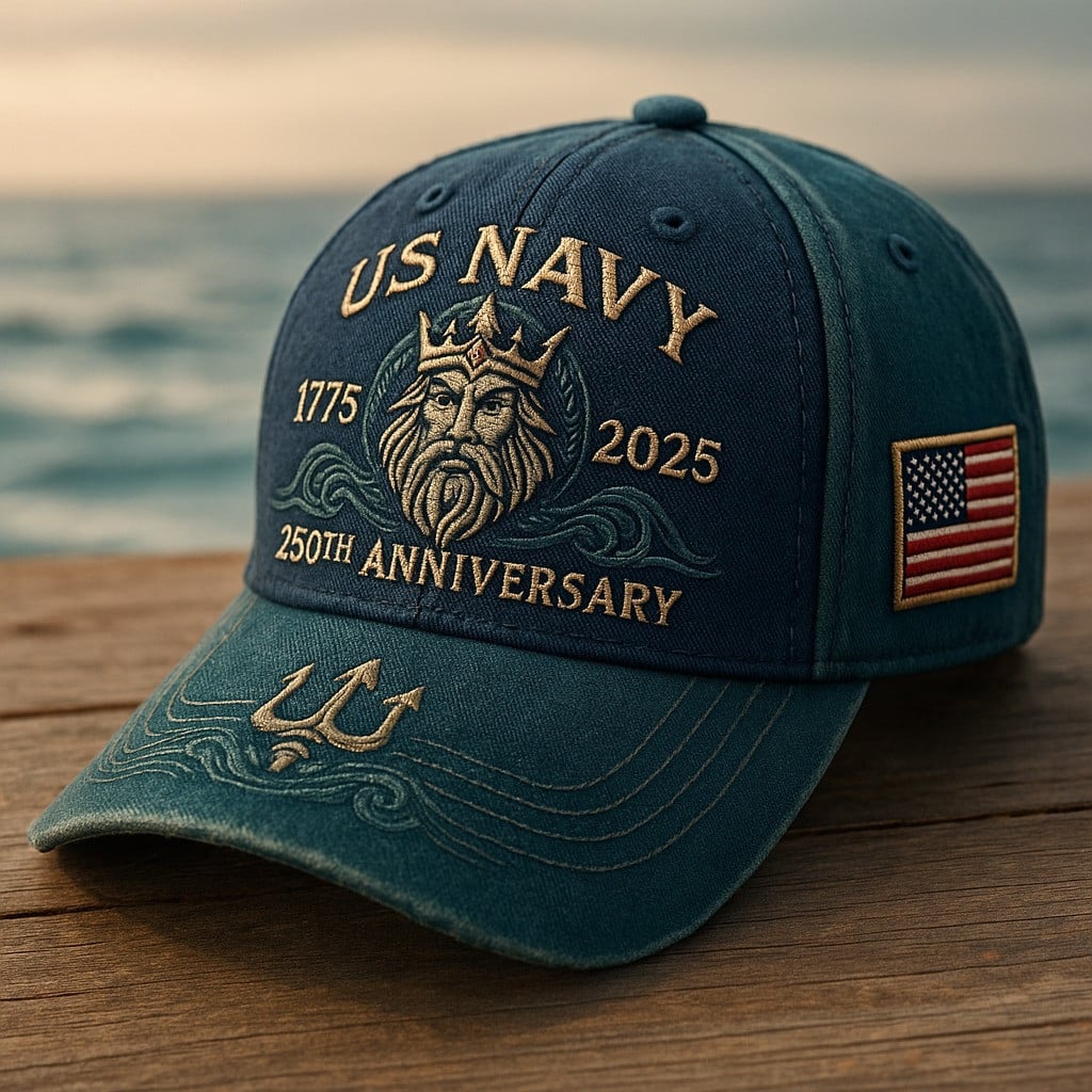 U.S Navy 250Th Anniversary Hat 1775 2025 Best Proud USN Merch Gifts For Proud Dad