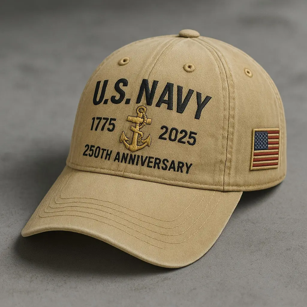 U.S Navy Veteran Hat 1775 2025 250th Anniversary Military Cap Christmas Gifts