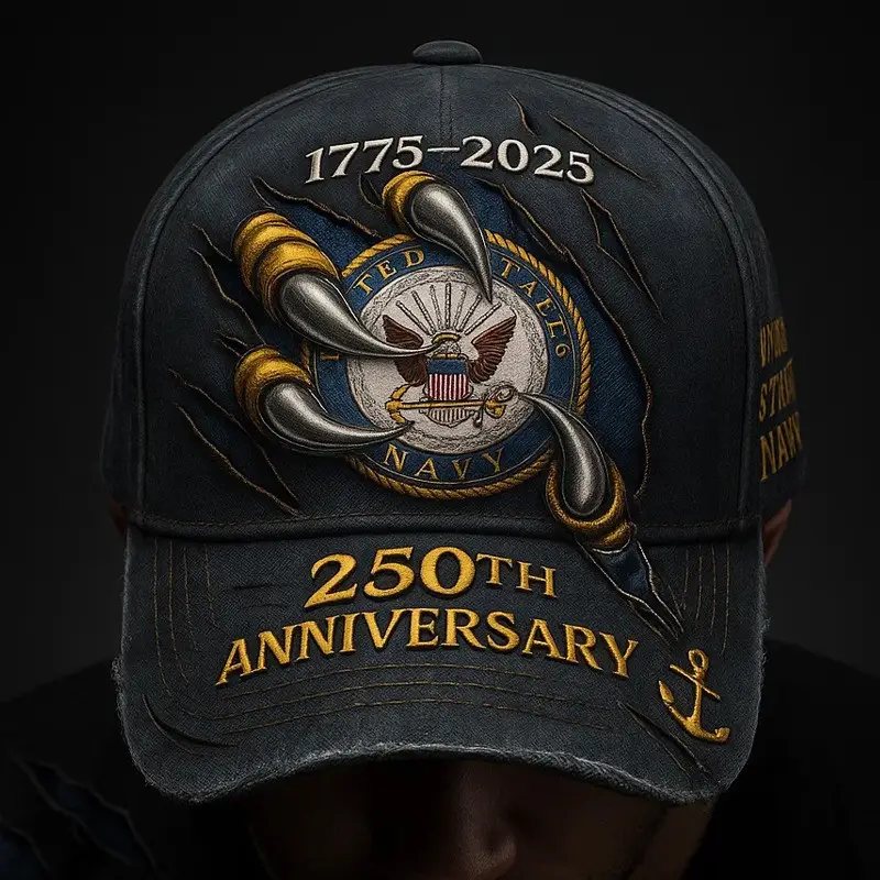 U.S Navy Veteran Hat 250th Anniversary 1775 2025 Veteran Cap Presents Ideas