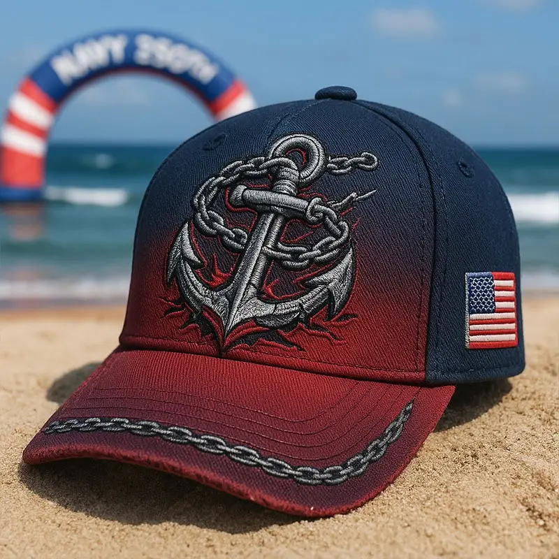 U.S Navy Veteran Hat America Flag Independence Day Cap Gifts For Patriots