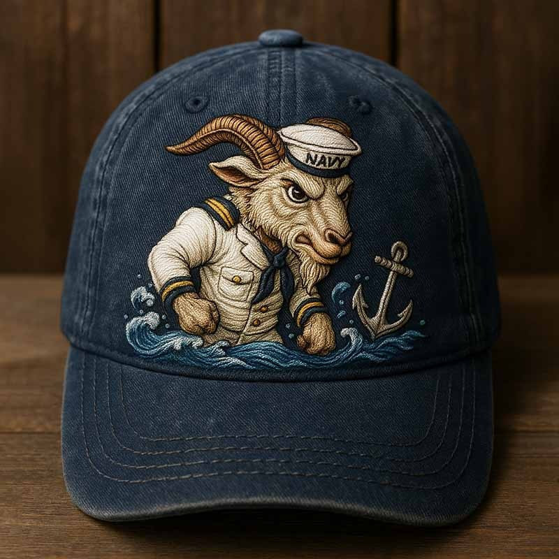 U.S Navy Veteran Hat Forged By The Sea Patriotic Military Cap Present For Him