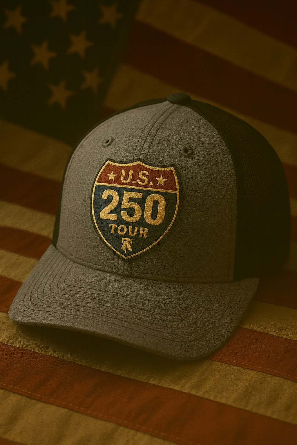 U.S. 250 Vintage Hat Freedom 250 Tour Kid Rock Merch Gift for Music Lovers