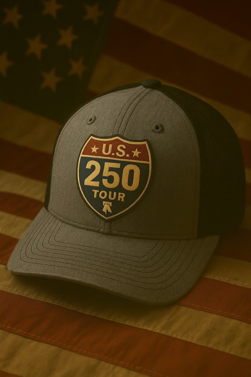 U.S. 250 Vintage Hat Freedom 250 Tour Kid Rock Merch Gift for Music Lovers