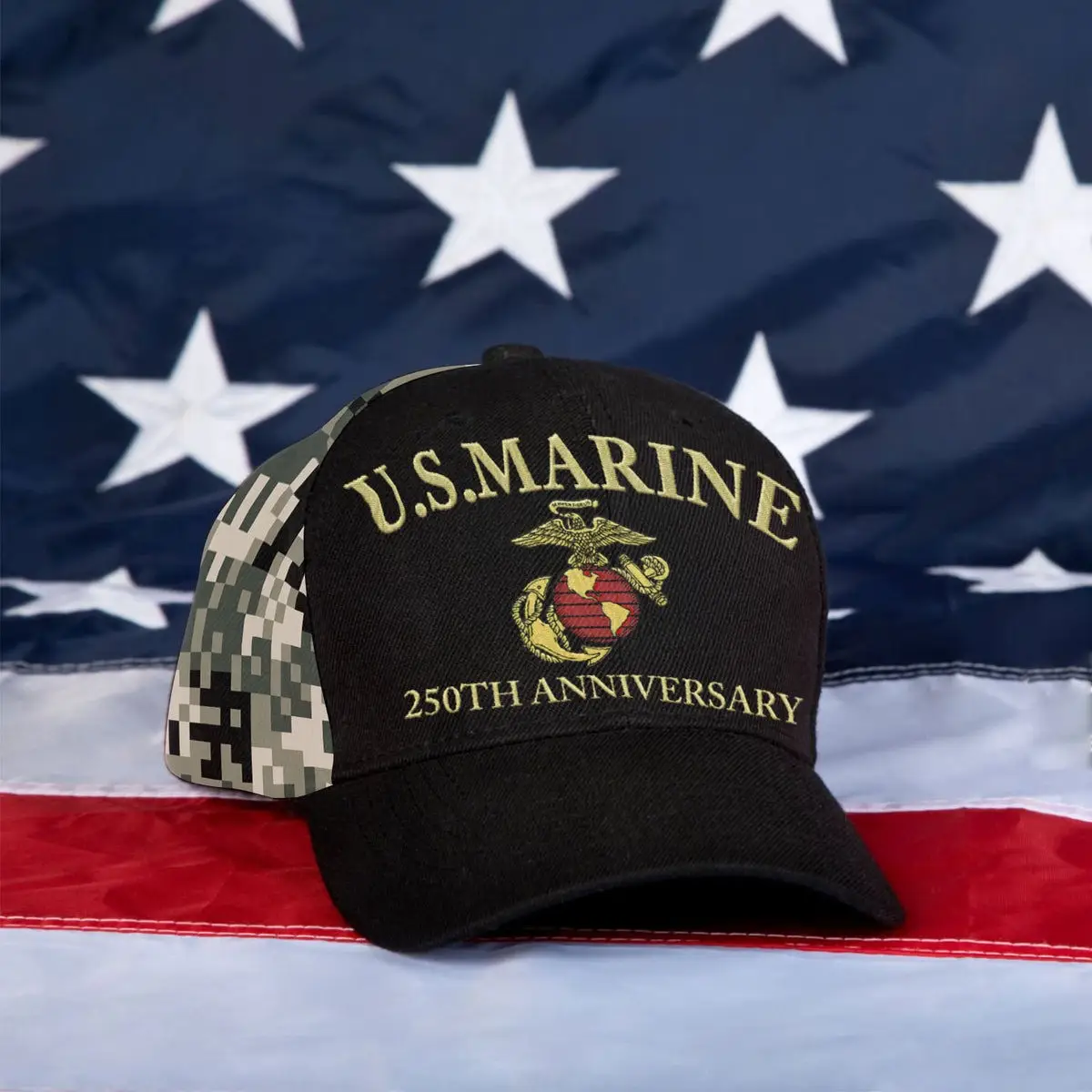 U.S. Marine Veteran Hat 250th Anniversary Military Cap Presents Ideas For Him