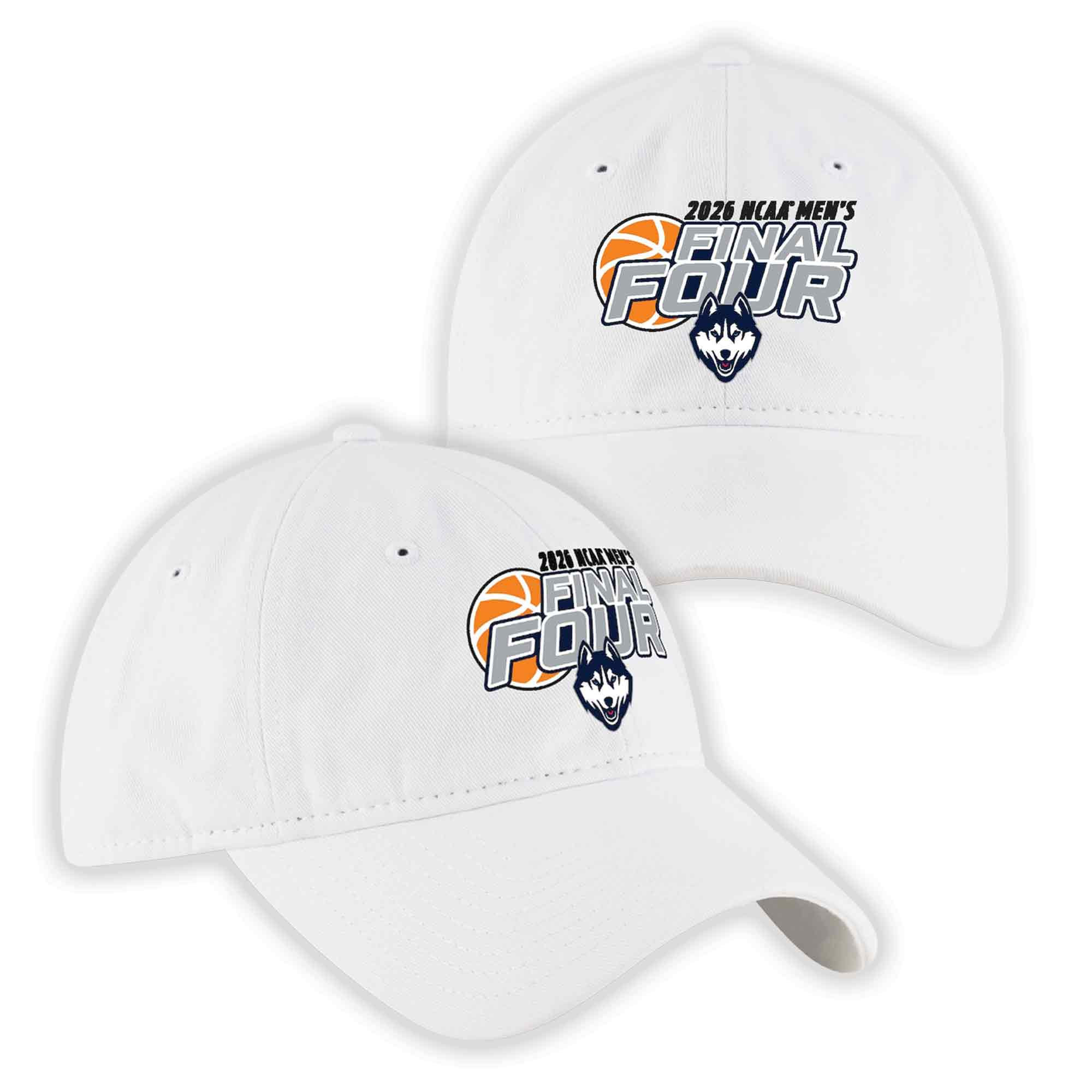 UConn Huskies 2026 NCAA Men's Basketball Tournament March Madness Final Four Hat Print
