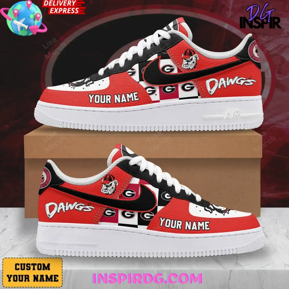 UGA Bulldogs Dawgs Custom Air Force 1