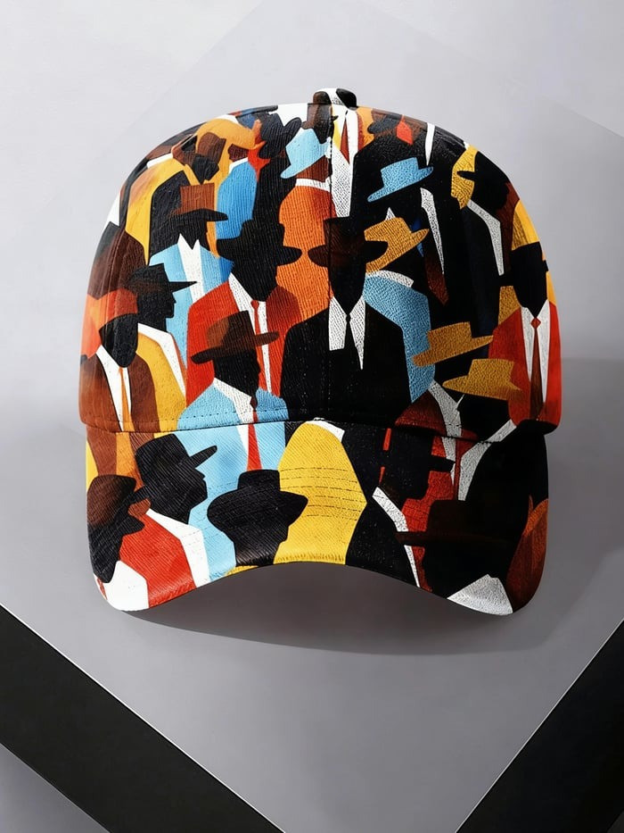 Unisex African American Art Hat Culturally Confident Baseball Cap Unique Gift For Son