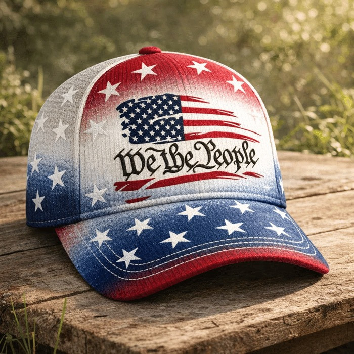 Unisex American 250Th Anniversary Hat We The People Ball Cap Good Gift For Dad