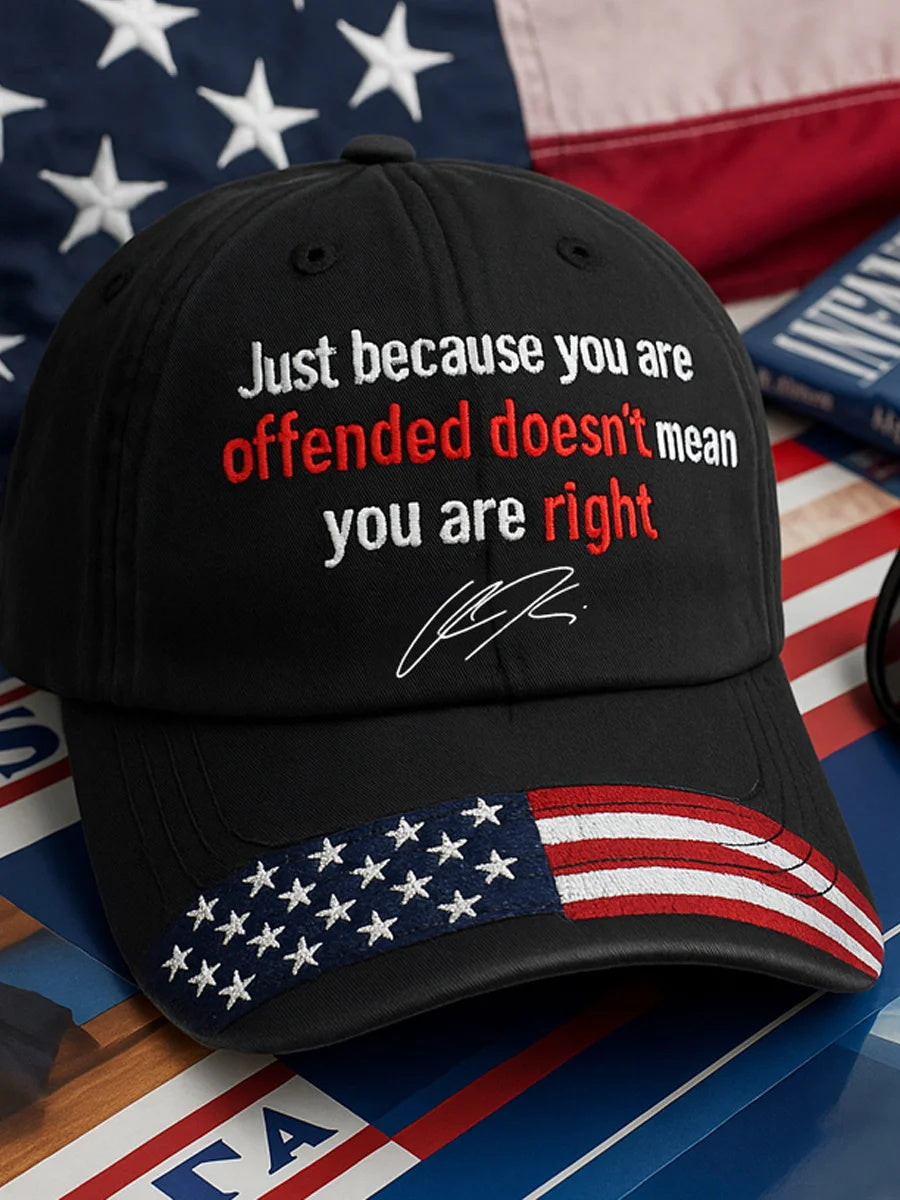 Unisex Patriot Hat Black Rip Charlie Kirk Merch