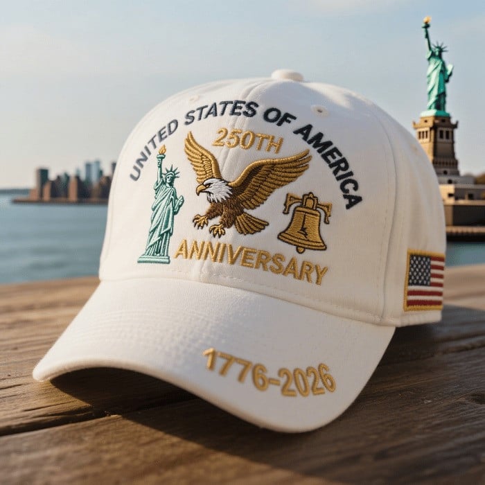 United States 250th Anniversary Hat Eagle And Liberty 1776 2026 USA Flag Gift Ideas United States 250th Anniversary Hat Eagle And Liberty 1776 2026 USA Flag Gift Ideas - Image 1
