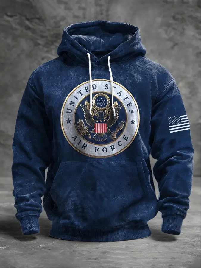 United States Air Force Hoodie USA 1776 2026 Clothing Gifts For Patriotic Him United States Air Force Hoodie USA 1776 2026 Clothing Gifts For Patriotic Him - Image 1
