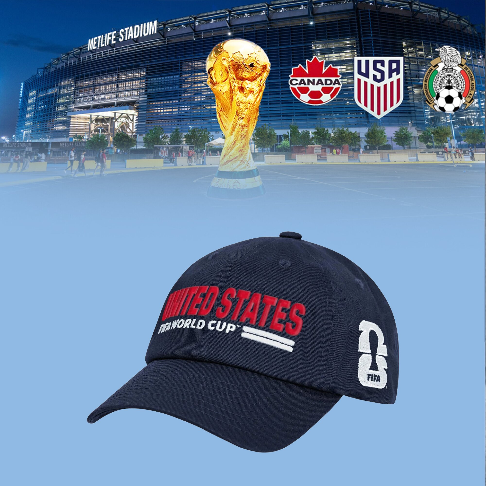 United States National Team Hat FIFA World Cup 2026 Baseball Cap Gift For Soccer Fans