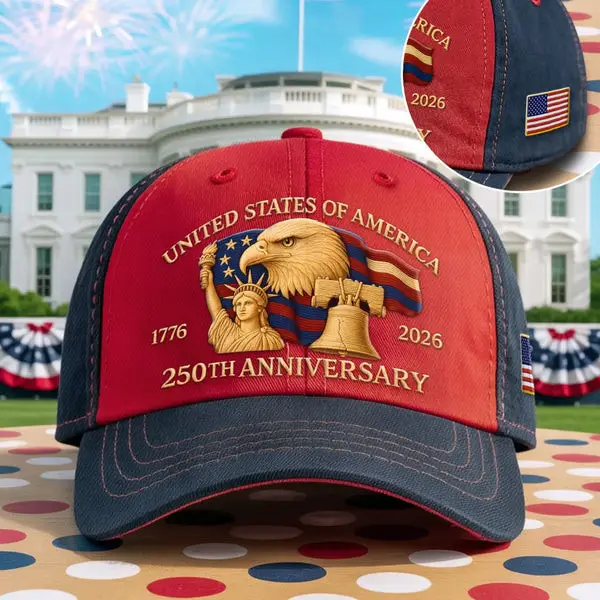 United States Of America 250th Anniversary Hat Proud Military Patriotic Hat Gifts For Dad