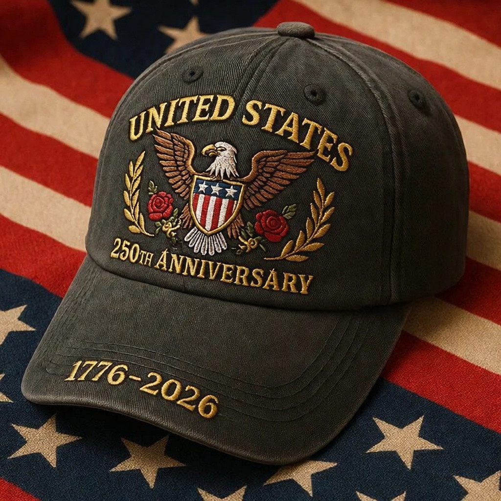 United States Of America Baseball Cap 250th Anniversary Hat Patriotic Presents United States Of America Baseball Cap 250th Anniversary Hat Patriotic Presents - Image 1
