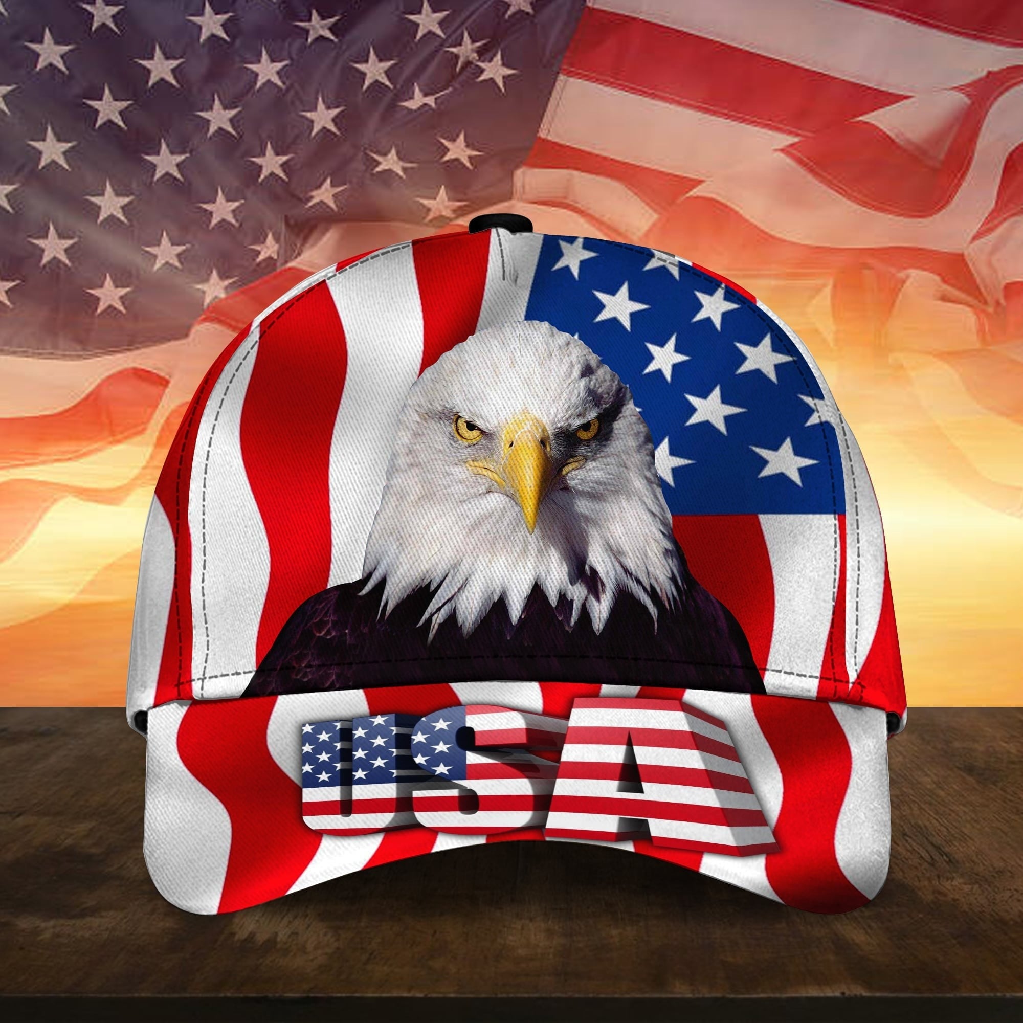 United States Of America Hat Bald Eagle Graphic 250th Anniversary Merch Gift
