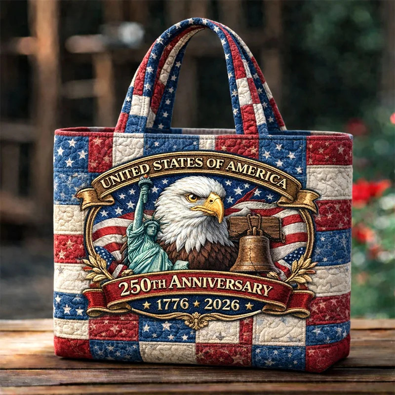 United States Of America Tote Bag 250th Anniversary Handbag Gift For Patriots