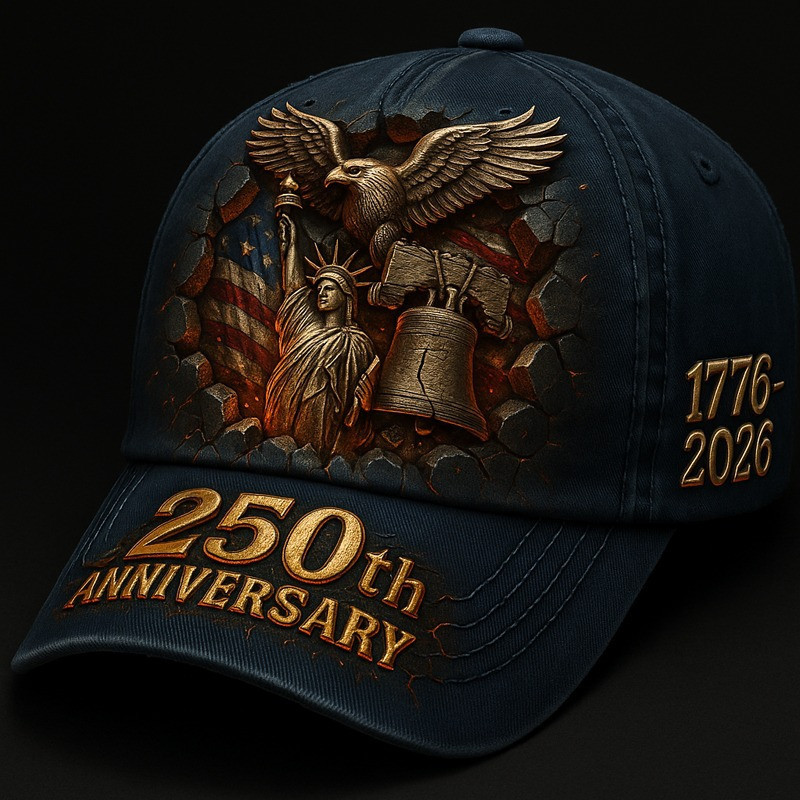 United States Veteran Hat 250th Anniversary 1776 2026 Cap Independence Day Patriotic Gifts