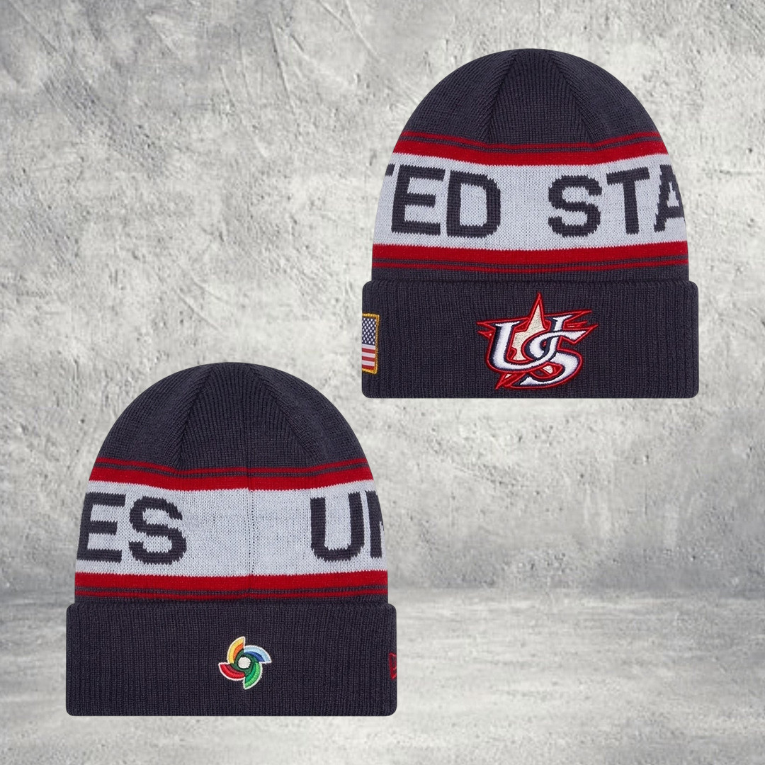 United States World Baseball Classic 2026 New Era Beanie WBC 2026 Merch