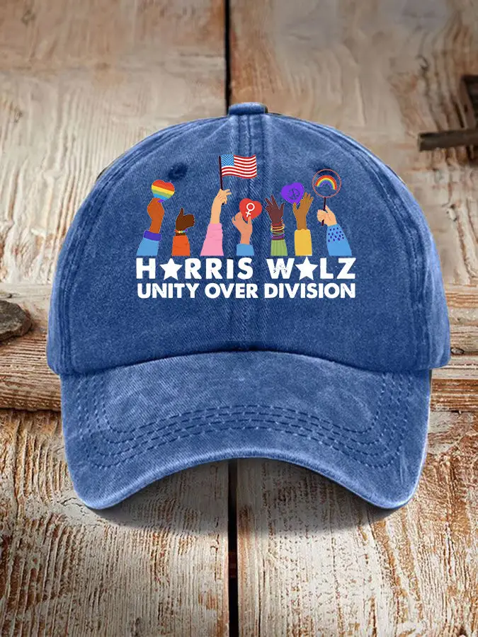 Unity Over Division Hat Harris Walz 2024 Supporters Hat Gifts For Dad