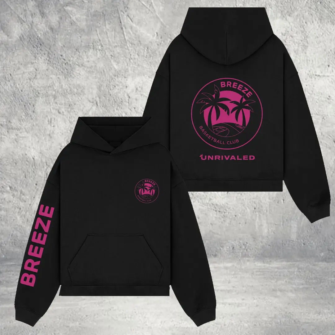 Unrivaled Basketball Merch Breeze Basketball Club Logo Hoodie Gift for Women