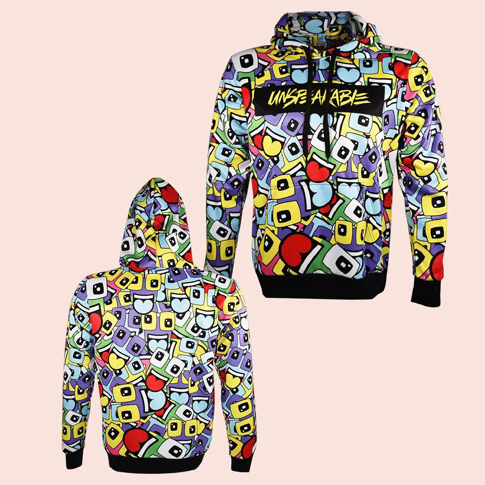 Unspeakable Kaleidoscope Hoodie Nathan Graham Hooded Sweatshirt Youtuber Lover Gift