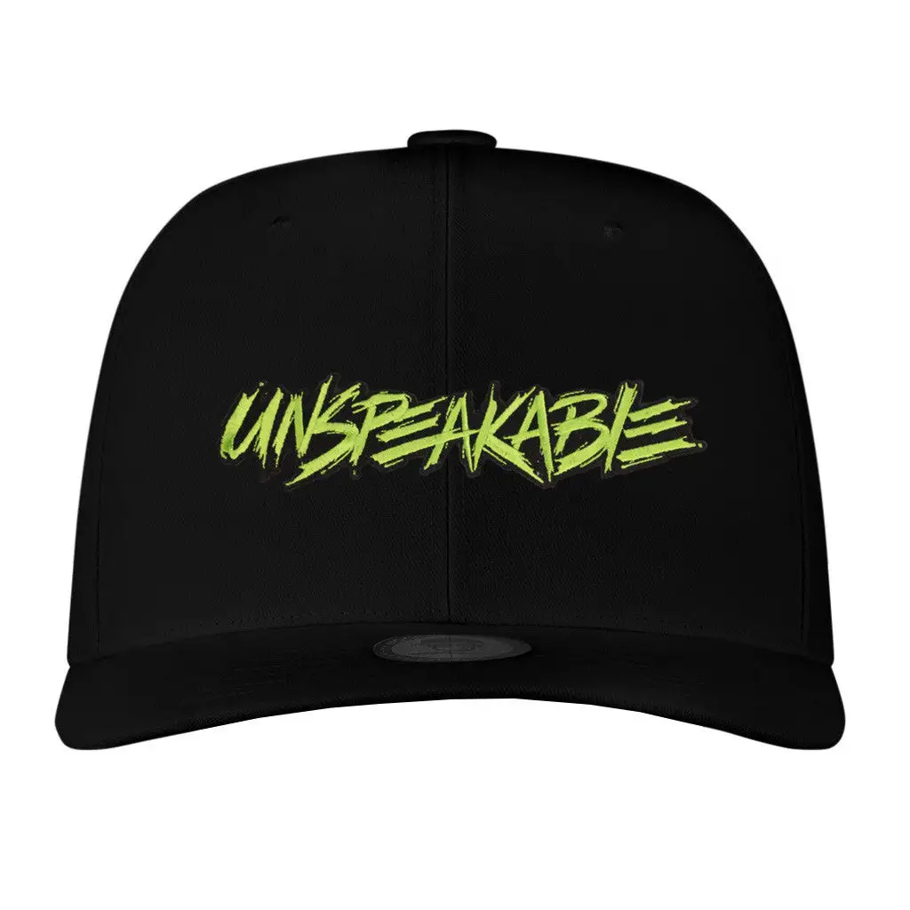 Unspeakable Merch Black Embroidered Hat Gifts For Dudes -WearandDecor