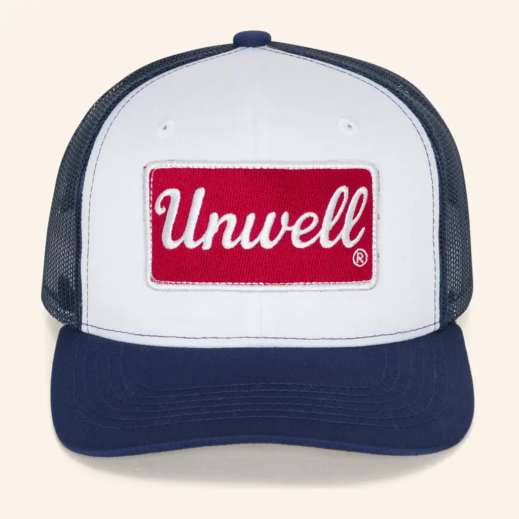 Unwell Merch Unwell Embroidered Trucker Hat Unique Gifts For Husband -WearandDecor Unwell Merch Unwell Embroidered Trucker Hat Unique Gifts For Husband -WearandDecor - Image 1