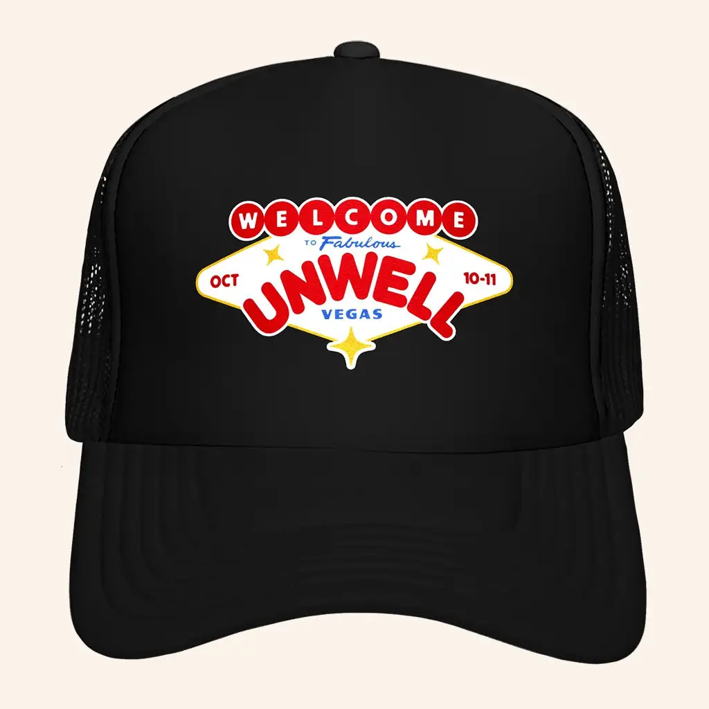 Unwell Merch Welcome To Fabulous Vegas Trucker Hat Unique Gifts For Brother -WearandDecor